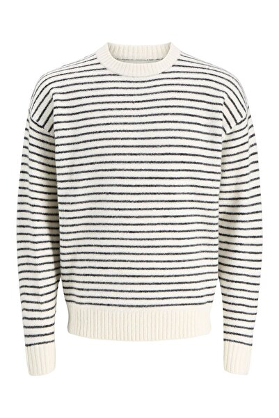 Jack & Jones Strickpullover Gestreift Strickpullover
