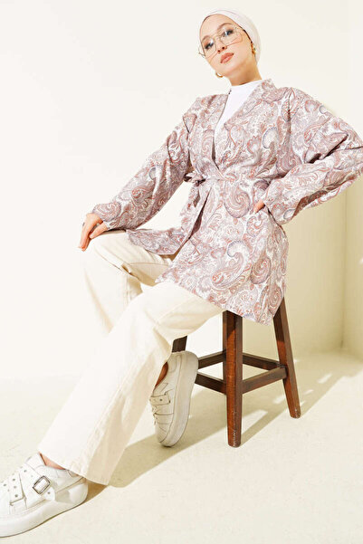 VOLT CLOTHİNG Κιμονό με μοτίβο με κορδόνια