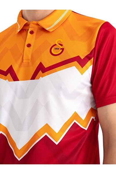 Galatasaray Γνήσιο μπλουζάκι με λαιμόκοψη πόλο με άδεια χρήσης Okan Buruk Desing