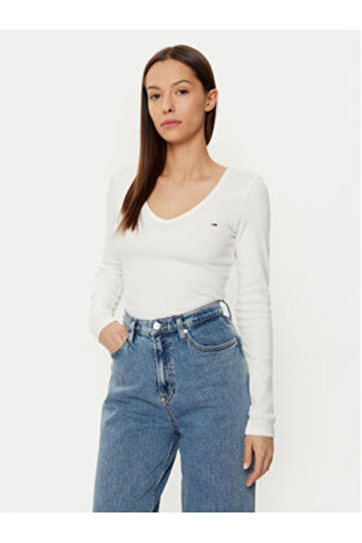 Tommy Jeans Women's Blouse DW0DW17990 Beige