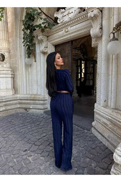 cemo Ribbed Reverse Stitch Double Set