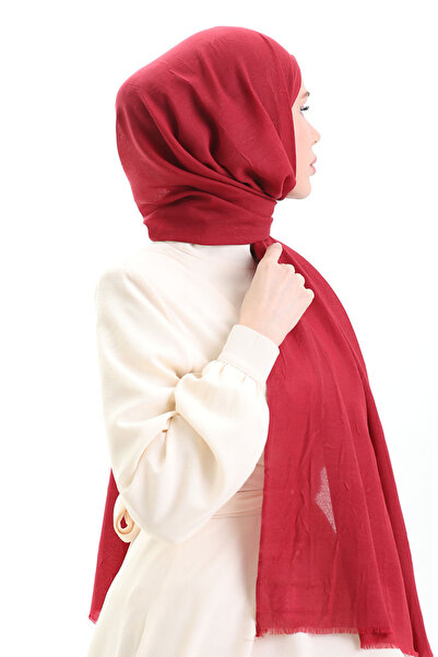 sefamerve Σάλι από μπαμπού 70281-31 Κεράσι