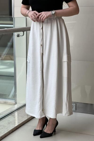 Missemramiss Zipper Detailed Skirt