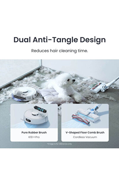 SwitchBot Robot Vacuum and Cordless Vacuum Cleaner K 10+ Pro Combo