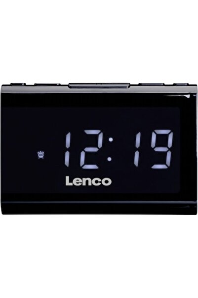 Lenco CR-525BK Clock Radio, FM, USB, Alarm, White