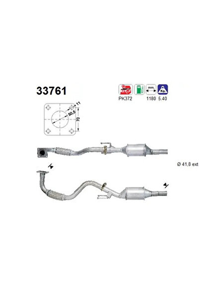 As Catalizator Seat Cordoba/Ibiza 2 Vw Polo