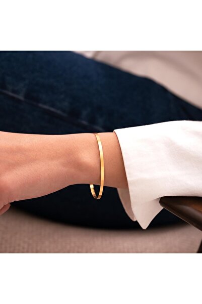 24 Gr 22 Ayar Altın Kibrit Çöpü Bilezik