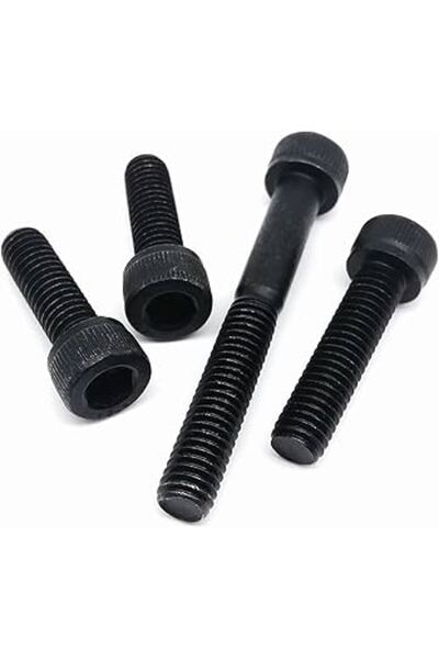 labshop41 Imbus Civata Siyah M3x8mm (Kalite 8.8) x 10 Adet (rf138)