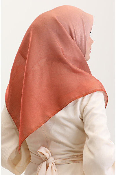 sefamerve Κεχριμπαρένιο Κασκόλ 70273-06 Καφέ γαλακτώδες Ταν