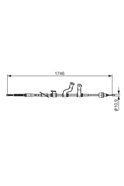 Bosch Cablu Frana De Parcare Hyundai I30