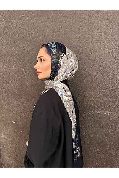 sem oyuncak Luxury Voile Silk Shawl Hijab Foulard Scarf Shawl Ethnic Pattern 70 X 180 cm