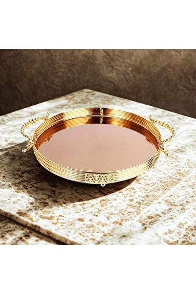 Generic Decorative Serving Tray for Living Room, Bedroom, Dining Room, and Kitchen - Elegant Home Organizer