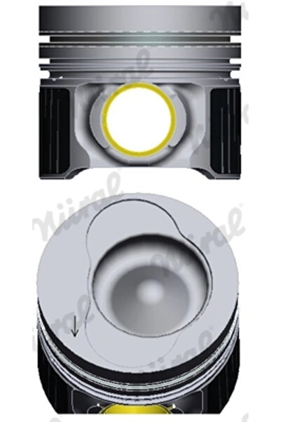 NÜRAL Piston Vw Crafter 30-35 Bus/Crafter 30-50 Caroserie/Crafter 30-50 Plato...