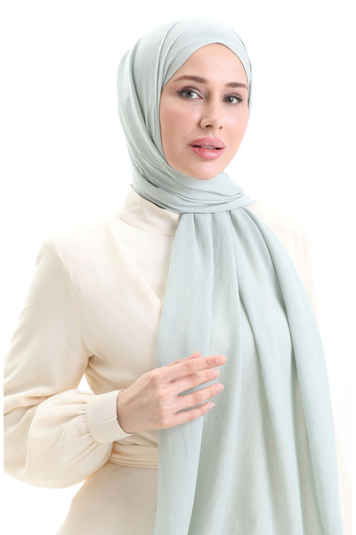 sefamerve شال قطني ناعم 70283-08 أخضر نعناعي