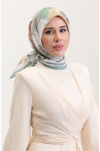 sefamerve Κεχριμπαρένιο Κασκόλ 70280-04 Χακί