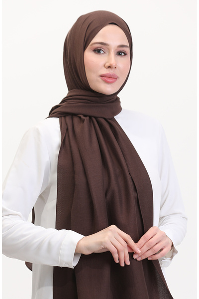 sefamerve Cotton Jazz Shawl 70257-07 Bitter Brown