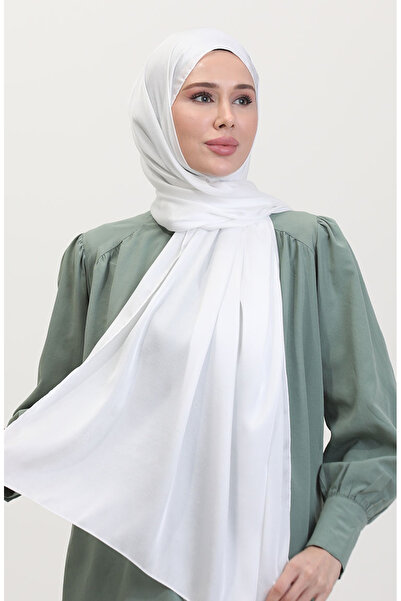 sefamerve Κρυστάλλινο Σάλι 70255-11 Λευκό Λευκό