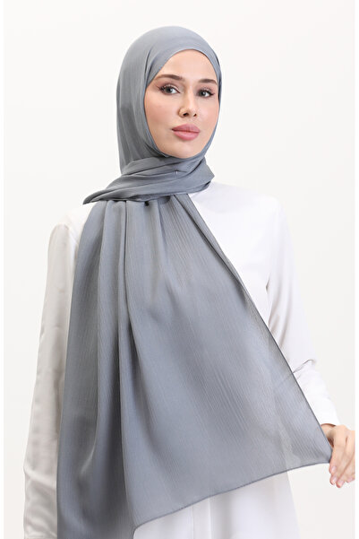 sefamerve Σάλι Jan Jan Chiffon 70239-03 Σκούρο Γκρι