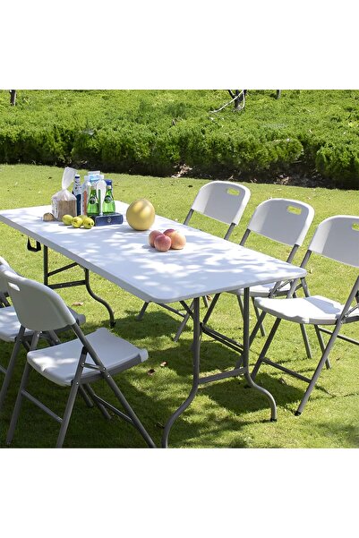 Generic Heavy Duty Plastic Folding Chairs – Indoor/Outdoor White Foldable Chairs, Metal Frame, Ergonomic