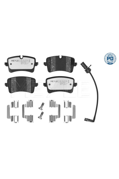 MEYLE Set Placute Frana Frana Disc Puntea Spate Audi A5/A6 Allroad C7/A6 C7 P...