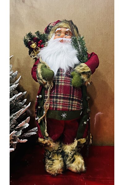 Next Plus 60cm Detaylı İşçilik Noel Baba Figür Detaylı Kostümlü Yılbaşı Süsü Chtistmas Decor