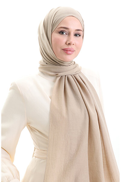 sefamerve Βαμβακερό μαλακό σάλι 70283-22 Χώμα