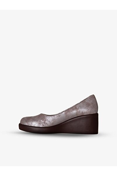 stato 215451114-32 Mink Leather Suede Women's Heeled Shoes