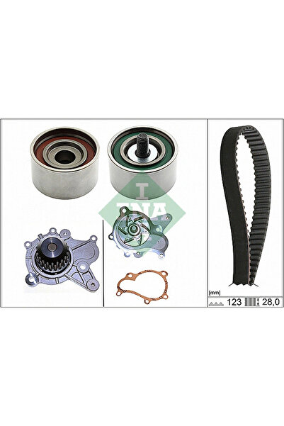 FAG Set Pompa Apa + Curea Dintata Hyundai Elantra 3/Grandeur/Santa Fe 1 Kia C...