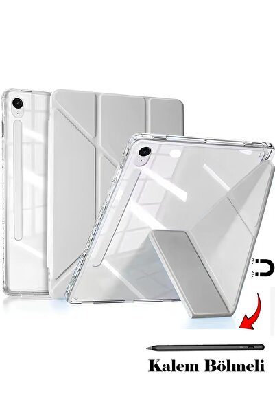 Nezih Case Samsung Tab S10 FE Plus 13,1 inch Uyumlu Kalem Bölmeli Arka Bölümü...