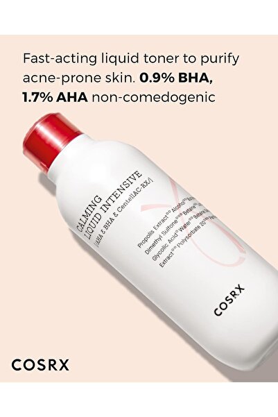 cosrx snail مجموعة AC السائل المهدئ المكثف