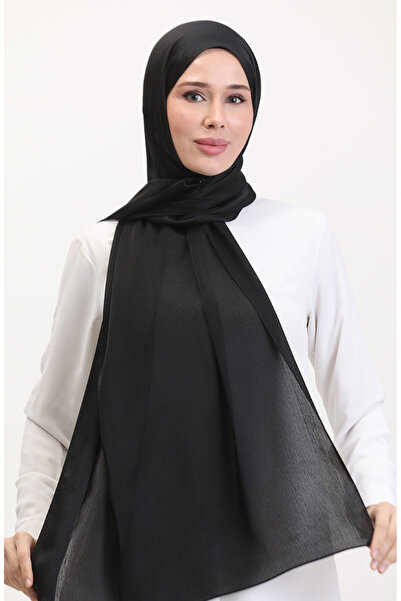 sefamerve Σάλι Jan Jan Chiffon 70239-01 Μαύρο