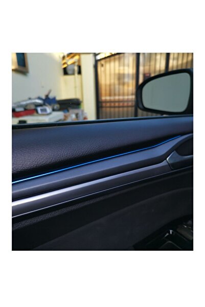 AutoFresh Automobile Interior Trim Strip Blue Color 5 Meters Flexible and Cuttable Decor Strip