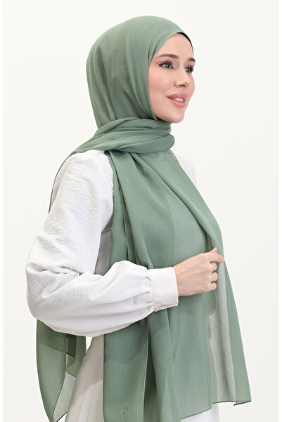 sefamerve Καλοκαιρινό σάλι 70256-11 Ανοιχτό χακί πράσινο