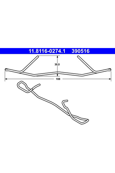 Ate Arc, Etrier Frana 11.8116-0274.1 Mini Mini/Mini Cabriolet Nissan Primera ...