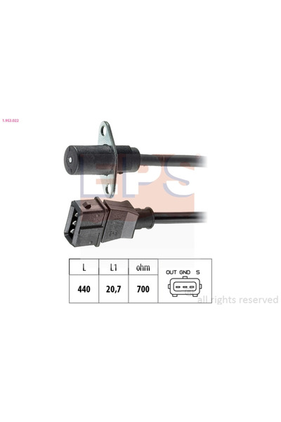 Eps Senzor Impulsuri Arbore Cotit Fiat Cinquecento/Panda/Seicento / 600 1991-...