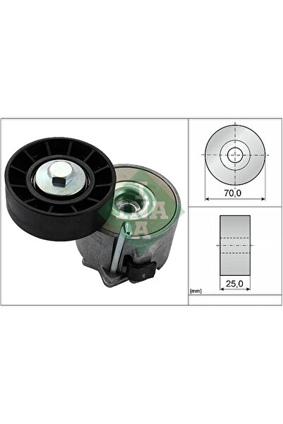 FAG Belt Tensioner Timing Belt Citroen Jumper 2 Bus/Jumper 2 Body/Jumper 2 Pl...