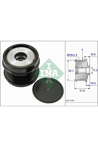 FAG Sistem Roata Libera Generator Infiniti Q30/QX30 Mercedes-Benz A-Class/B-C...