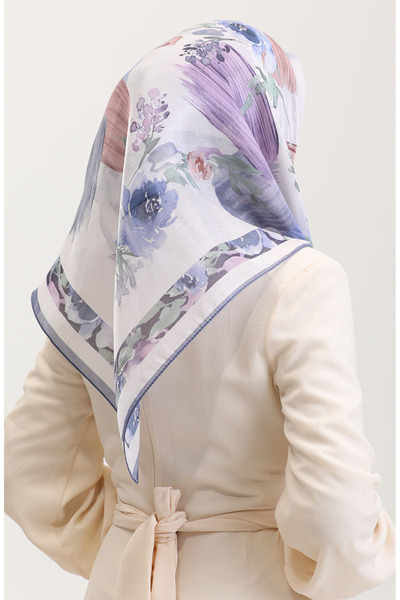 sefamerve Κεχριμπαρένιο Κασκόλ 70280-02 Λιλά