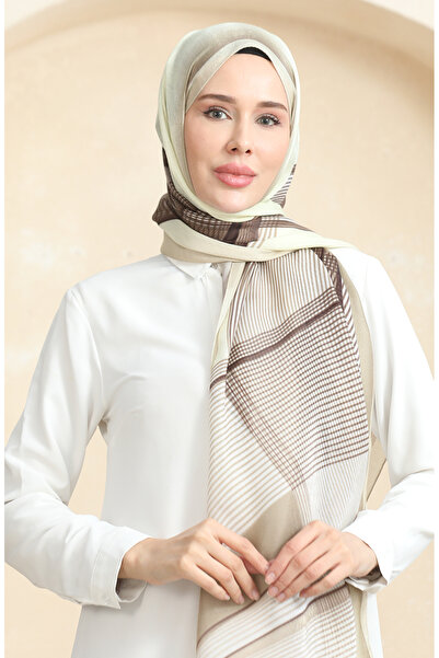 sefamerve Κεχριμπάρι Σάλι 70241-04 Καφέ Κίτρινο