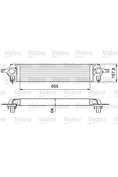 VALEO Intercooler Compresor Nissan 10-Trail 2/10-Trail Van Renault Koleos 1