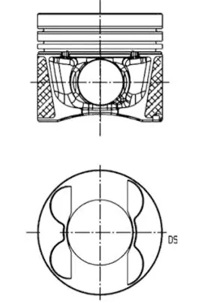 Kolbenschmidt Piston Mercedes-Benz C-Class/Cls/E-Class