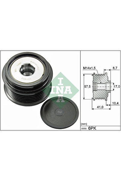 FAG Sistem Roata Libera Generator Daihatsu Charade 8 Ford Galaxy 3/Mondeo 5/S...