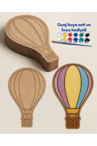 Generic Brand M.Art Wooden Balloon Painting Play Set - DIY Acrylic Paint Chil...