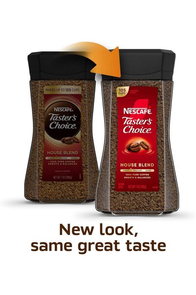 Nescafe Taster's Choice Instant Coffee, House Blend, 7 Ounce