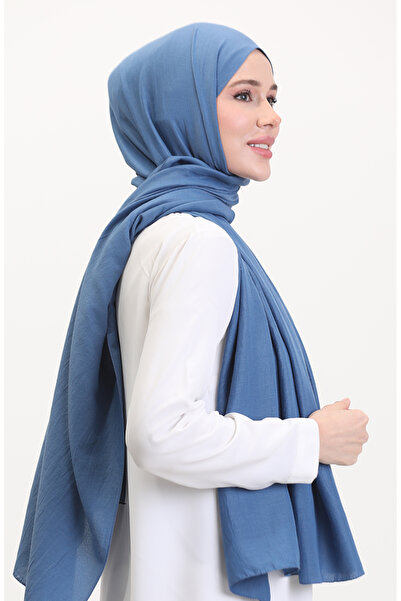 sefamerve Cotton Jazz Shawl 70257-05 Indigo