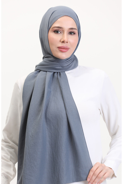 sefamerve Cotton Jazz Shawl 70257-03 Smoked