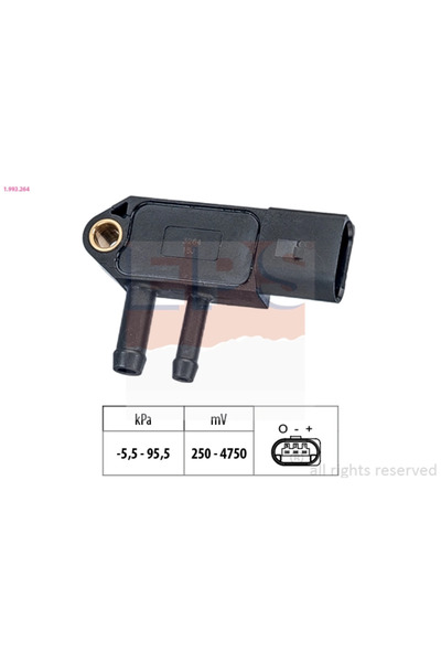 Eps Датчик за налягане на въздуха Audi A3/A4 B7/A6 C6 Mitsubishi Grandis