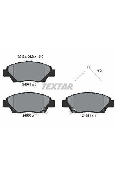 Krieger Set Placute Frana Frana Disc Honda City 5 Limuzina/City 6 Limuzina/Cr...
