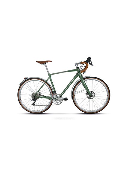 Carraro Townsman 28 Jant 16 Vites Mekanik Fren Şehir Bisikleti KOYU YEŞİL-KROM