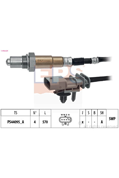 Eps Sonda Lambda Volvo S60 2/S80 2/V40
